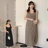 ราคา เดรสสายเดี่ยวไซส์ใหญ่ (XL,2XL,3XL,4XL,5XL) 62318 (27855544428)