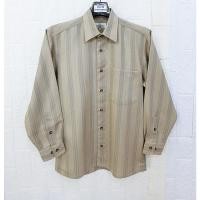 ราคา CLAUDIO VALENTINO แท้ อก38 เสื้อเชิ๊ตแขนยาวลายทางคลาสสิก (8691220763)