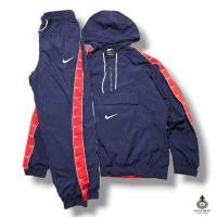ราคา nike ชุดเสื้อกางเกง ผ้าร่ม มือสองสไตล์วินเทจ25/28 + 31/41 (50501662256)