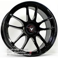 ราคา ล้อแม็กซ์ Lenso Super GT VNK Venom Litetech+ ขอบ17นิ้ว 4รู100 สีดำเงา Pad Gray กว้าง7.5นิ้ว Offset35 [22778] (47804792283)