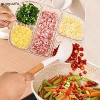 ราคา [guafu] ห้องครัว Scallion ขิงกระเทียมด้านข้างถาดเก็บจาน 6 กริดหม้อไฟเตรียมส่วนผสมแผ่นแบ่ง VN (46157494260)