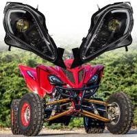 ราคา E24 ATV LED Headlight for Yamaha Raptor 700R 700 250 350 YFZ450 YFZ450R YFZ450X YFZ450V Wolverine 3 (47056752989)