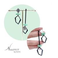 ราคา ต่างหูติดหูแบบยาวชุปสีแบรนด์ Nuance by Korea (10498623699)