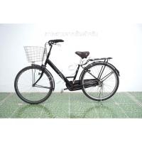 ราคา จักรยานแม่บ้านล้อโต ญี่ปุ่น - ล้อ 26x1.75 - เกียร์ดุม 3 สปีด - Bridgestone Stepcruz - สีดำ [จักรยานมือสอง] (43367497911)