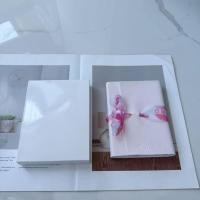 ราคา ริบบิ้นโบว์โน๊ตบุ๊คปกหนังสีชมพู สมุดบันทึก พร้อมปากกา (43717087520)
