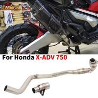 ราคา Slip For Honda X-ADV 750 X ADV750 XADV 750 Motorcycle Exhaust Espace Moto Full System Front Pipe Co (40128454988)