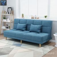 ราคา Sofa bed dual-purpose multifunctional lazy simple folding small apartment living room rental room single fabric sofa (41427480529)