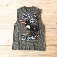 ราคา เสื้อแขนกุด American Flag Bald Eagle Patriot Men's Muscle รับประกันของแท้ มือ1 พร้อมส่ง (24311243362)