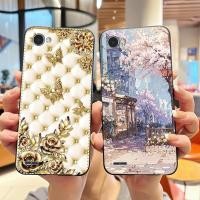 ราคา เคสโทรศัพท์สําหรับ LG Q6/G6 Mini Soft Silicone Black Case Aesthetic Bright Pattern Sunset, Blue Sky, Beach ปลอกกันกระแทก (52502191467)