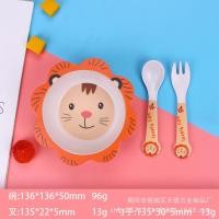 ราคา โทร: เส้นใยไม้ไผ่ชามบนโต๊ะอาหารเด็กชามทารกการ์ตูนอนุบาลกินชามน่ารักเด็กอาหารเสริมชาม SVXY (52057529630)