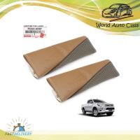 ราคา นวมหุ้มเบลท์ ผ้า ของแท้ โตโยต้า ทุกรุ่น สี น้ำตาล Revo , Vios , Yaris , Fortuner Toyota 4 ประตู ปี2010-2018 (9416796856)