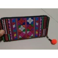 ราคา กระเป๋าสตางค์ซิปเดี่ยวลายปักชาวเขา ม้ง ยาว 20cm สูง10cm (24920686400)