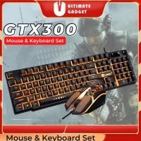 ราคา GTX300 Gaming Keyboard & Mouse Set Combo Limeide GTX-300 RGB Colourful Keypad PC Mechanical Gaming Keyboard Mouse (43213805046)