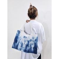 ราคา กระเป๋าผ้า canvas ขนาด 16x12x3 นิ้ว มัดย้อมคราม | ใช้เป็นของขวัญหน่วยงานได้ (42912089981)