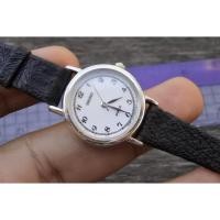 ราคา นาฬิกา Vintage มือสองญี่ปุ่น SEIKO ชุบทอง 2320 5290 หน้าขาว ผู้หญิง รูปไข่ ระบบ Quartz ขนาด25mm ใช้งานได้ปกติ (25360511817)