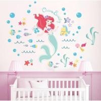 ราคา พร้อมส่ง! สติ๊กเกอร์ติดผนัง ลายนางเงือกแอเรียล (Wall Sticker) (14252154217)