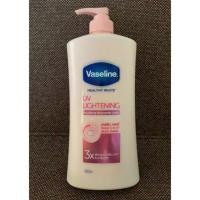 ราคา (600ml.)Vaseline Healthy White UV Lightening Lotion Pinkวาสลีน โลชั่น เฮลธี ไวท์ ยูวี ไลท์เทนนิ่ง ผิวกระจ่างใส สีชมพู (3637443652)