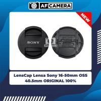 ราคา LensCap Sony Lens Cap 40.5mm ORIGINAL Kit 16-50mm OSS Mirrorless E Mount Alpha Nex Lens Cap A5000 A5100 A6000 A6300 A6400 A6500 (19555724066)
