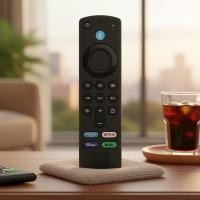 ราคา รีโมทคอนโทรลเสียงสําหรับเปลี่ยน Fire Stick TV 3rd Gen Smart TV Stick 4K MAX รองรับ Alexa (50104303081)