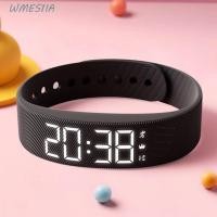 ราคา Wmes1คือ เงียบสมาร์ทวง,กันน้ําเงียบสั่นสะเทือนสั่นปลุกสายรัดข้อมือ,ฟังก์ชั่น เครื่องนับก้าว ตื่นขึ้นสายรัดข้อมือออกกําลังกาย เครื่องนับก้าว นาฬิกาปลุกดิจิตอลนาฬิกาติดตามการนอนหลับ (46556469092)