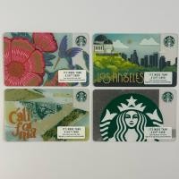 ราคา บัตรสตาร์บัคส์ อเมริกา ยังไม่ขูดพิน บัตรพลาสติก (starbucks card) (24082097271)