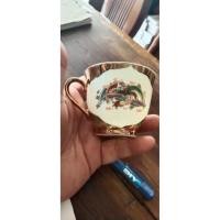 ราคา 60ส ทอง-ทาสีหน้าต่างมังกรสไตล์ถ้วยเก่าเก่าพอร์ซเลนจับยางบางถ้วยมือวาด (49552590614)