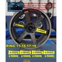 ราคา สติ๊กเกอร์ตัดขอบรถ HSR WHEEL edge ล่าสุด te37 ขอบรถ volk hsr racing (53703863409)
