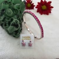 ราคา กำไล & ต่างหูเต่า พลอยแดง (1044611945)