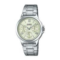 ราคา Casio Standard นาฬิกาข้อมือผู้หญิง สายสแตนเลส รุ่น LTP-V300D, LTP-V300D-9A1 ( CMG ) - สีเงิน (2384655802)