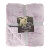 ราคา Ultimate Sherpa Throw Type 1 ผ้าห่มขนแกะหิมะ 2 x 2,3 ม. (สีม่วง) (42213517915)