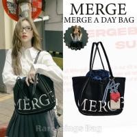 ราคา พร้อมส่ง❗ in ‘Black’ Tote Bagของแท้% ✅กระเป๋า official ส่งต่อ กระเป๋าTote merge กระเป๋าโท (26786747687)