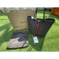 ราคา [Gucci x Balenciaga] Men Hacker Large Tote Bag in Canvas Jacquard in Black (15208707602)