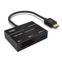 ราคา Type C USB-C to USB 3.0 SD XQD OTG Card Reader For Macbook Phone Tablet (6877645676)