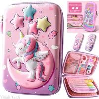 ราคา กระเป๋าดินสอ EVA ลายยูนิคอร์นน่ารัก 3D ความจุขนาดใหญ่ สีชมพู เหมาะกับของขวัญ สําหรับเด็กผู้ชาย และเด็กผู้หญิง (22925357827)