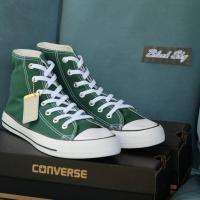 ราคา Converse All Star (Classic) ox - Green Hi รุ่นฮิต สีเขียว หุ้มข้อ รองเท้าผ้าใบ คอนเวิร์ส ได้ทั้งชายหญิง (7479586060)