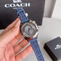 ราคา Coach Ladies Boyfriend สายซิลิโคน สีน้ำเงิน กรมท่า 14503978 หน้าปัด 34mm. (45905332991)