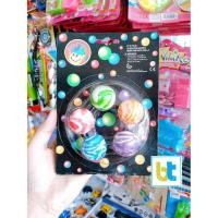 ราคา ลูกบอลลูกเล็ก ลูกบอลเด้งดึ๋ง ลูกบอล5ลูก โยนลงพื้นเด้งสูง (8582350846)