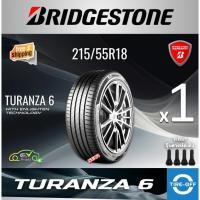 ราคา Bridgestone 215/55R18 TURANZA 6 ยางใหม่ มือหนึ่ง ผลิตปี2025 ราคาต่อ1เส้น ขอบ18 ขนาด 215 55R18 TURANZA 6 จำนวน 1 เส้น (45601082040)