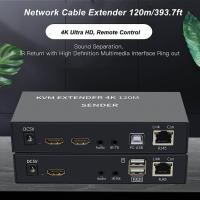 ราคา 4K HDMI KVM Extender 120M พร้อม USB (4KHKE120A) (53206647558)