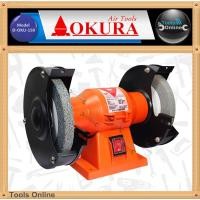 ราคา OKURA มอเตอร์หินไฟ 6 นิ้ว รุ่น D-OKU-150 มอเตอร์หินเจียร หินเจีย มอเตอร์หินเจีย (12003039974)