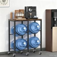 ราคา ชั้นวางถังน้ำดื่มสำนักงาน ชั้นวางถังน้ำในบ้าน ชั้นวางขวดน้ำที่ถอดออกได้ ชั้นวางเก็บของหลายชั้น BS60 (56154627003)