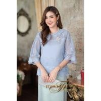 ราคา เสื้อลินิน ตัดต่อลูกไม้ ผ้าเนื้อดีมาก ทรงสวยหรูค่ะ (6146861481)