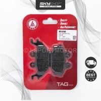 ราคา SYM T2-250I / VF3I185 ผ้าเบรกแผ่นดิสก์ (ด้านหลัง) แผ่นเบรกคาลิปเปอร์แผ่นซับใน T2250I VF3I 185 (S) (55455887003)