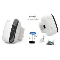 ราคา WiFi Repeater 300Mbps เครือข่ายไร้สาย Extender Wifi เราเตอร์บูสเตอร์ ตัวขยายสัญญาณไวไฟ (22110401013)