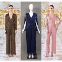 ราคา M11 S-L [ตรงปก] Jumpsuit จั๊มสูทขายาว คอวีป้าย แขนยาว สีชมพู สีทองเข้ม สีกรม จั๊มสูทออกงาน ชุดเลื่อม จั๊มสูทเลื่อม LUXE (17887608441)