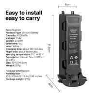 ราคา Δ Hubsan H117s Zino Gps Rc Drone 4 แกนอะไหล่แบตเตอรี่ 11.4V 4200Mah (29813980559)