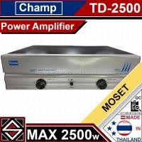 ราคา Power Amplifer เพาเวอร์แอมป์ CHAMP รุ่น TD-2500 (43215624041)