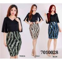 ราคา 7010028 เดรสเลื่อม เดรสครึ่งตัว เซ็กซี่ span glamour black clubbing มินิเดรส (40455702812)
