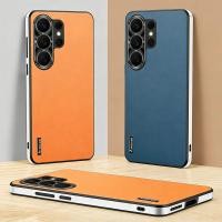 ราคา หรูหราหนังกันกระแทกสําหรับ Samsung S26 Ultra S26 + Galaxy S25 Ultra S24 Plus s23 Slim กล้องฝาครอบป้องกัน (55107382476)