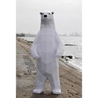 ราคา Papercraft3D​ แบบโมเดลกระดาษ3Dหมีขาว​ แบบทำโมเดลสังกะสี หมีขั้วโลกเหนือ (12408268125)